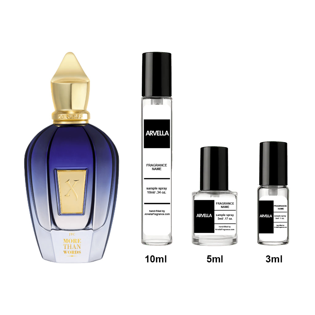 Xerjoff More Than Words Sample 10ml Spray - Arvella Fragrance